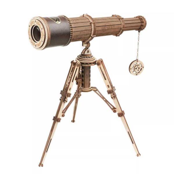 3D puslespil kikkert i træ - Rokrâ¢ style teleskop